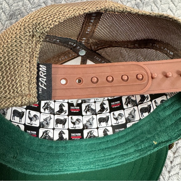 Goorin Bros Yellow and Brown Trucker Hat with Mesh Back - Picture 4 of 6